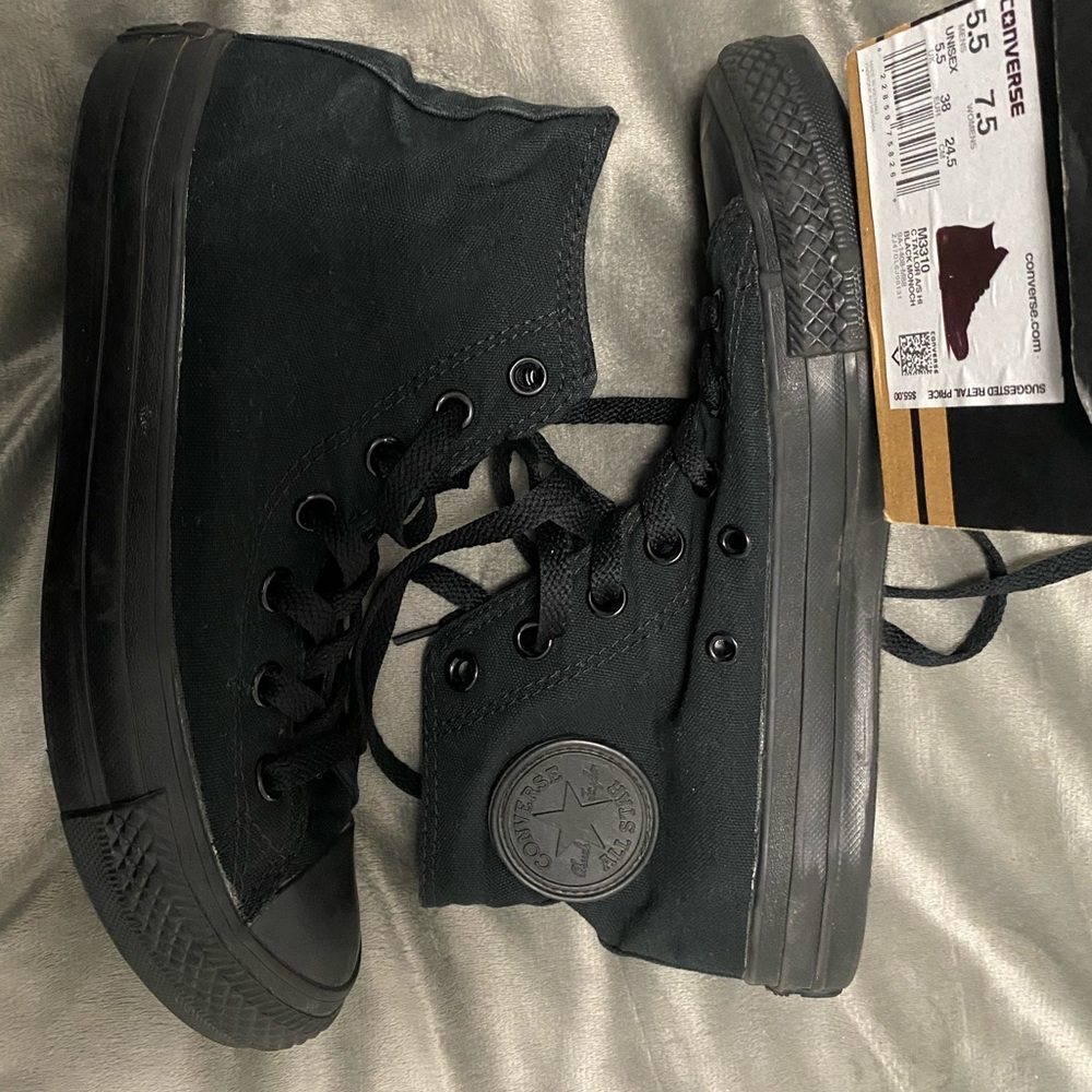 Black reg. High top cons